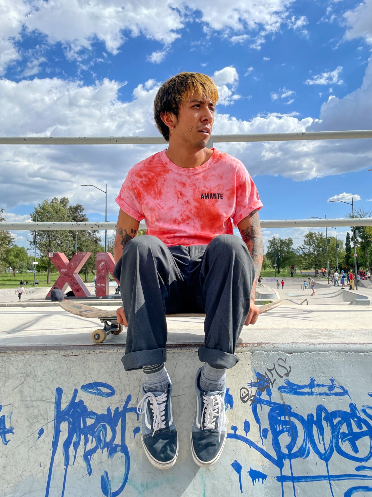 Tie Dye Rojo Tshirt