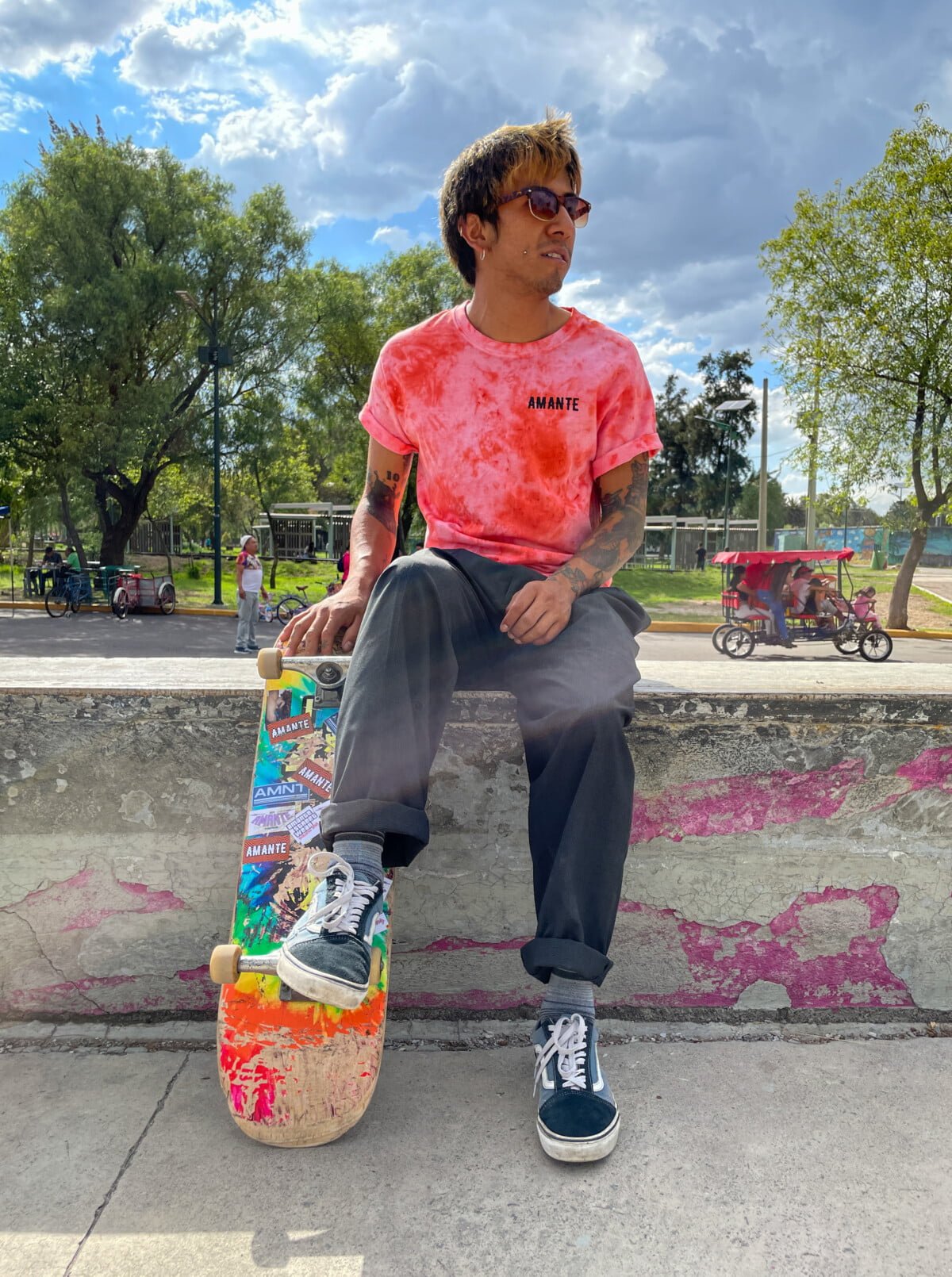 Tie Dye Rojo Tshirt - Imagen 6