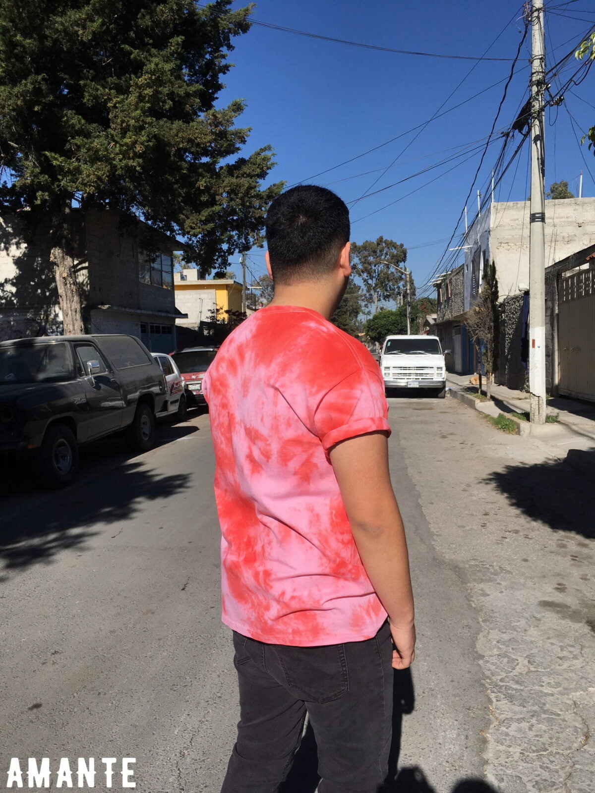 Tie Dye Rojo Tshirt - Imagen 3