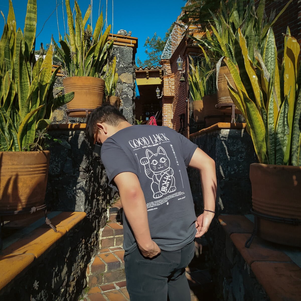 Good Luck Carbón Tshirt - Imagen 4
