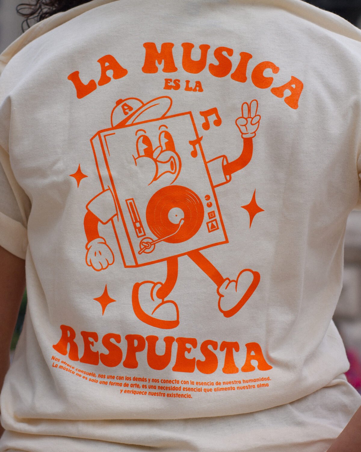 La Musica Naranja Tshirt - Imagen 4