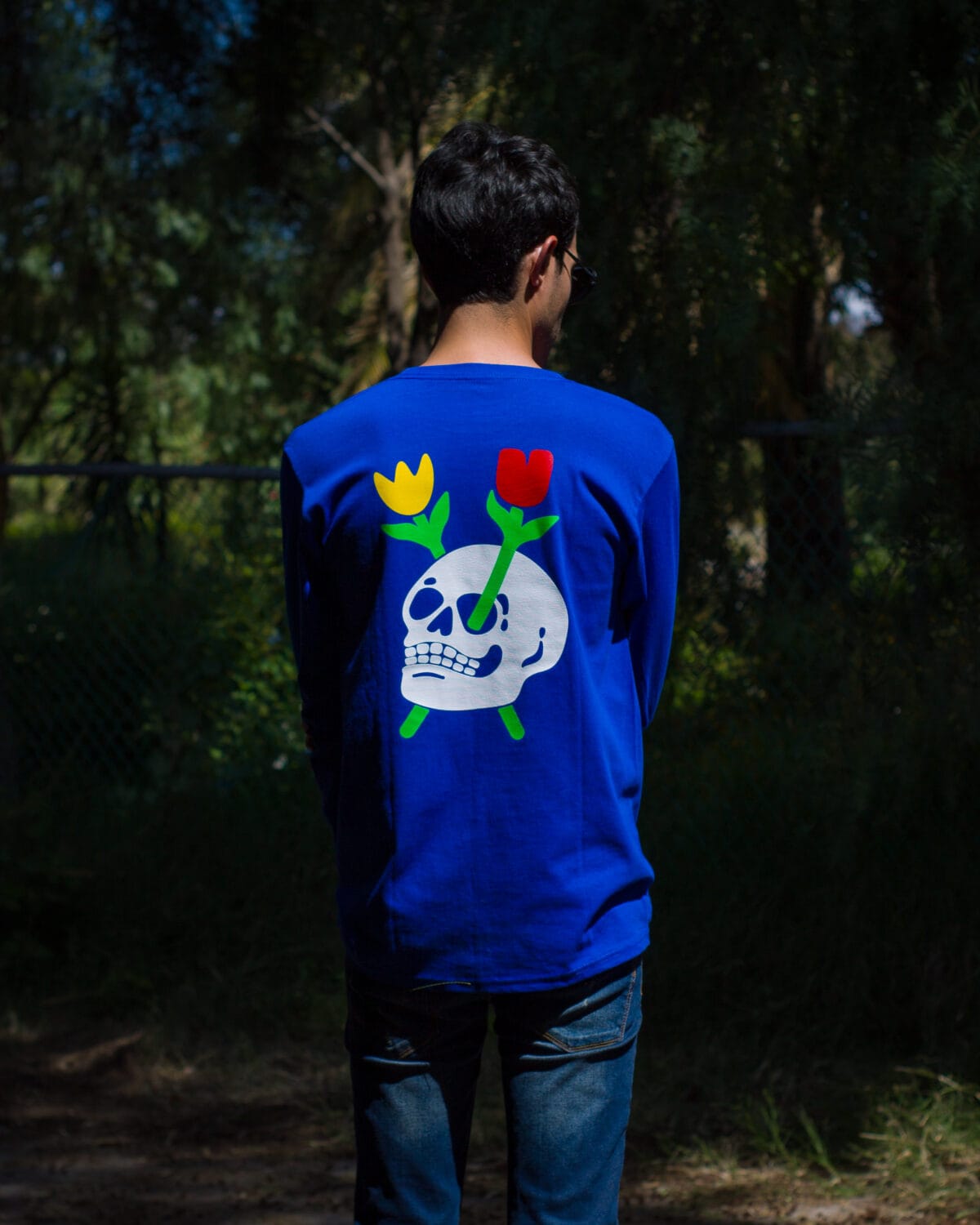 Flores Tshirt Manga Larga