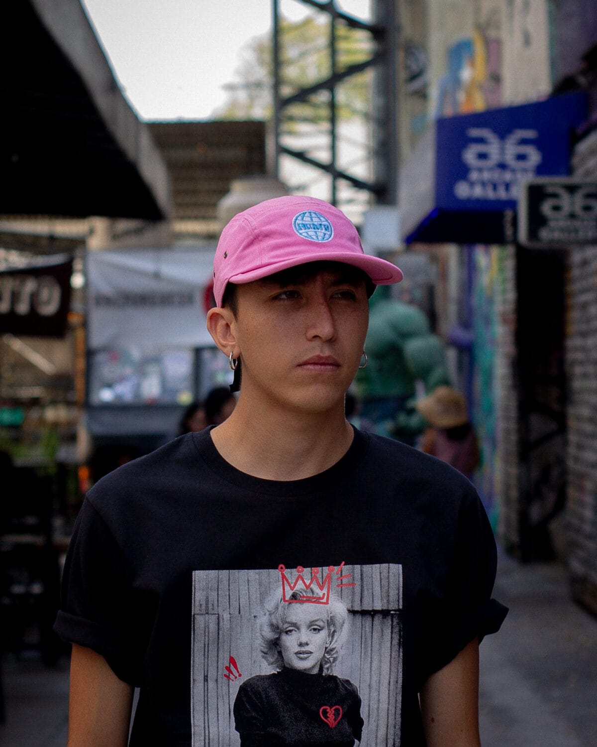 Gorra 5 Paneles Rosa