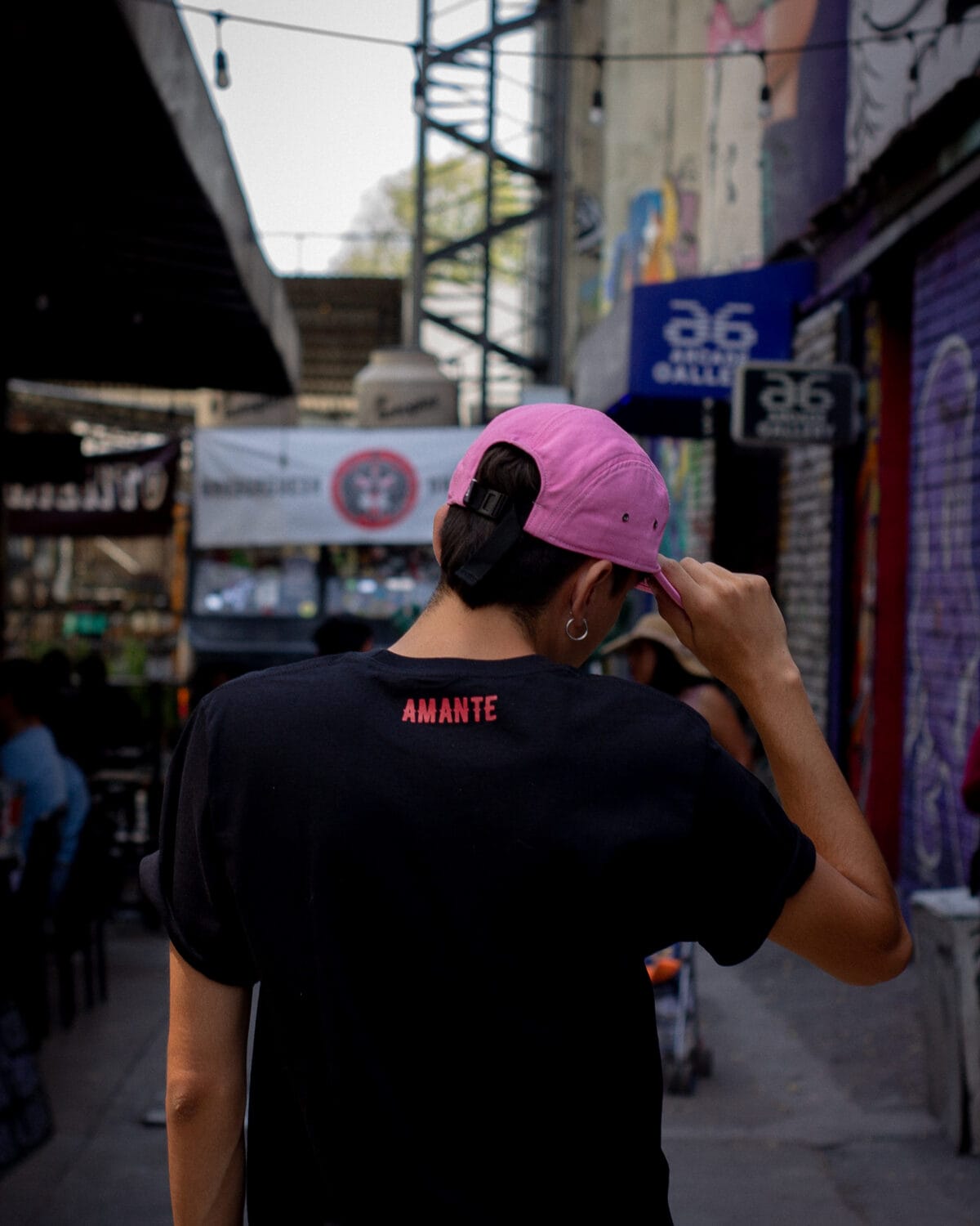 Gorra 5 Paneles Rosa - Imagen 6