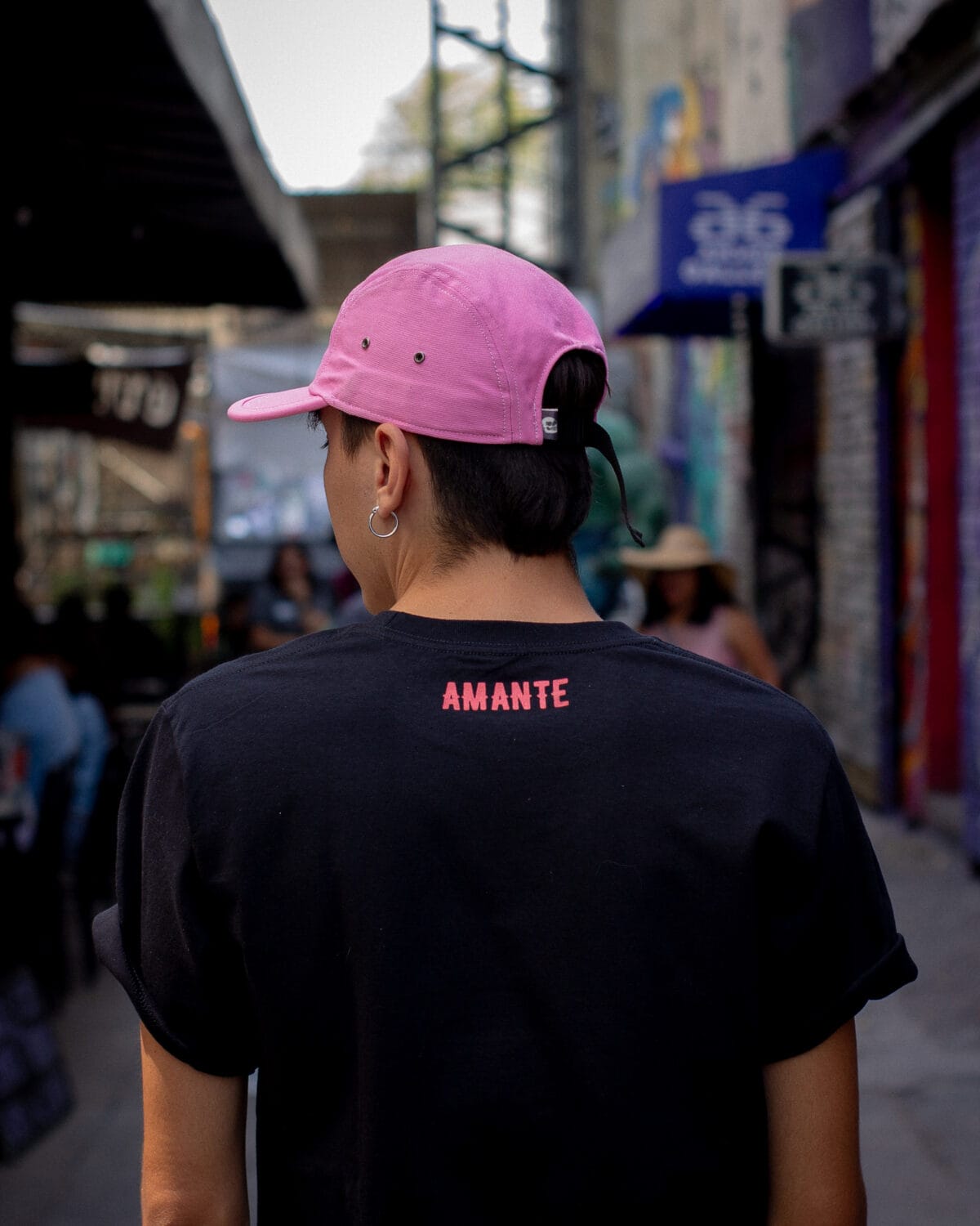 Gorra 5 Paneles Rosa - Imagen 2